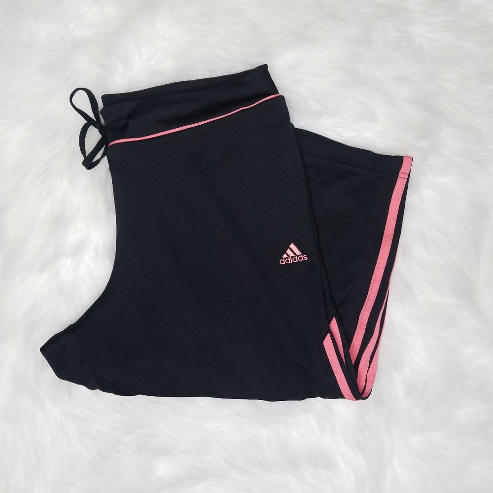 🖤SALE: price drop🖤 Adidas black cropped pants